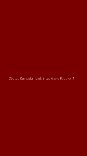 Tampilan Antarmuka Aplikasi Obctop Kumpulan Link Situs Game Populer - 4