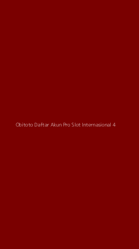 Tampilan Antarmuka Aplikasi Obitoto Daftar Akun Pro Slot Internasional - 4