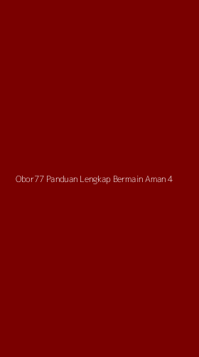 Tampilan Antarmuka Aplikasi Obor77 Panduan Lengkap Bermain Aman - 4