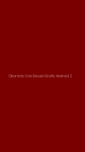 Tampilan Antarmuka Aplikasi Obortoto Com Desain Grafis Android - 2