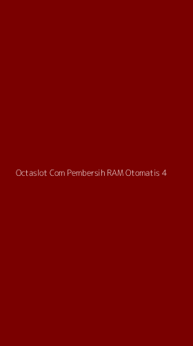 Tampilan Antarmuka Aplikasi Octaslot Com Pembersih Ram Otomatis - 4