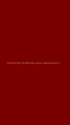 Tampilan Antarmuka Aplikasi Octaslot Rtp Cara Recovery Akun Lupa Password - 3