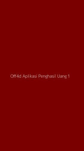 Tampilan Antarmuka Aplikasi Off4d Aplikasi Penghasil Uang - 1