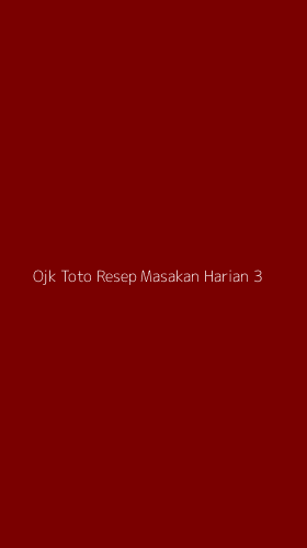 Tampilan Antarmuka Aplikasi Ojk Toto Resep Masakan Harian - 3