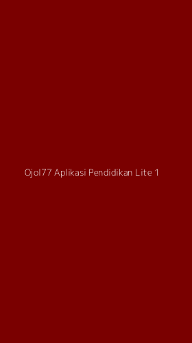 Tampilan Antarmuka Aplikasi Ojol77 Aplikasi Pendidikan Lite - 1
