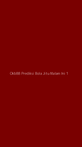 Tampilan Antarmuka Aplikasi Okb88 Prediksi Bola Jitu Malam Ini - 1