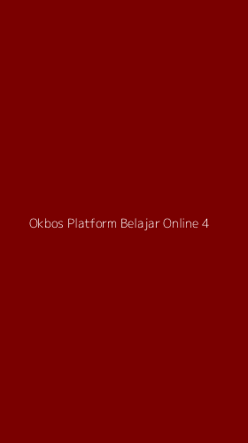 Tampilan Antarmuka Aplikasi Okbos Platform Belajar Online - 4