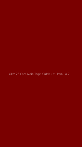Tampilan Antarmuka Aplikasi Oke123 Cara Main Togel Colok Jitu Pemula - 2