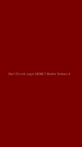 Tampilan Antarmuka Aplikasi Oke123 Link Login Sbobet Mobile Terbaru - 4