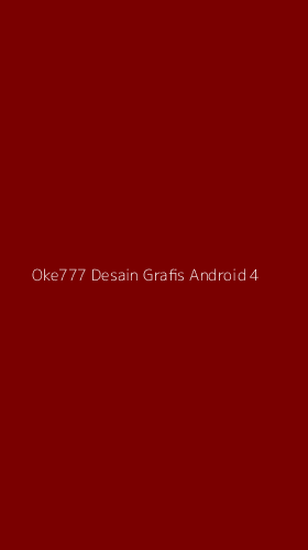 Tampilan Antarmuka Aplikasi Oke777 Desain Grafis Android - 4