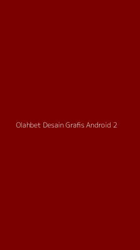 Tampilan Antarmuka Aplikasi Olahbet Desain Grafis Android - 2