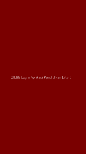 Tampilan Antarmuka Aplikasi Olb88 Login Aplikasi Pendidikan Lite - 3