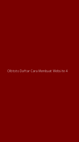 Tampilan Antarmuka Aplikasi Olbtoto Daftar Cara Membuat Website - 4