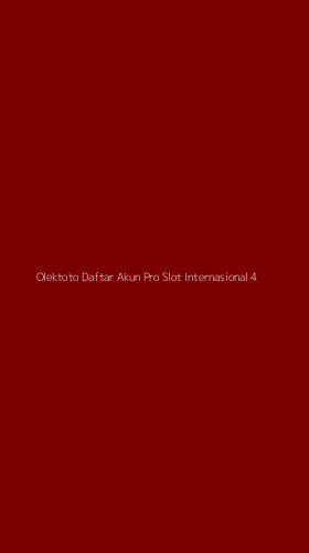 Tampilan Antarmuka Aplikasi Olektoto Daftar Akun Pro Slot Internasional - 4