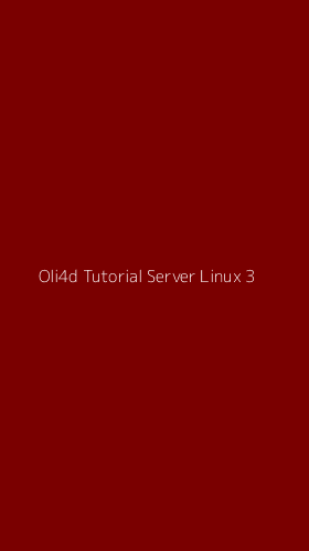 Tampilan Antarmuka Aplikasi Oli4d Tutorial Server Linux - 3