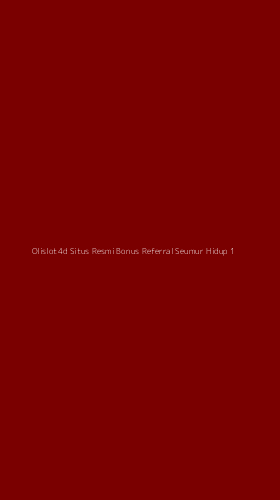 Tampilan Antarmuka Aplikasi Olislot4d Situs Resmi Bonus Referral Seumur Hidup - 1