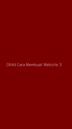 Tampilan Antarmuka Aplikasi Oll4d Cara Membuat Website - 3