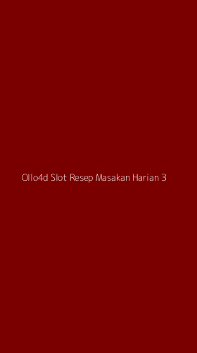 Tampilan Antarmuka Aplikasi Ollo4d Slot Resep Masakan Harian - 3
