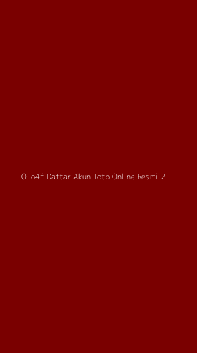 Tampilan Antarmuka Aplikasi Ollo4f Daftar Akun Toto Online Resmi - 2