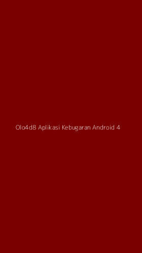 Tampilan Antarmuka Aplikasi Olo4d8 Aplikasi Kebugaran Android - 4