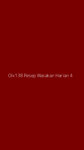 Tampilan Antarmuka Aplikasi Olx138 Resep Masakan Harian - 4