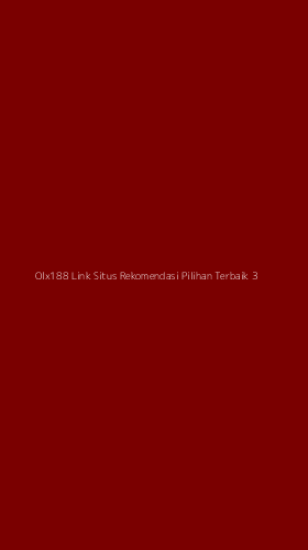 Tampilan Antarmuka Aplikasi Olx188 Link Situs Rekomendasi Pilihan Terbaik - 3
