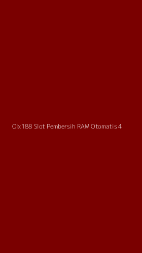 Tampilan Antarmuka Aplikasi Olx188 Slot Pembersih Ram Otomatis - 4