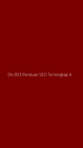 Tampilan Antarmuka Aplikasi Olx303 Panduan Seo Terlengkap - 4