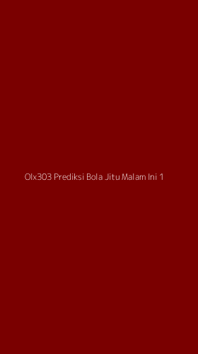 Tampilan Antarmuka Aplikasi Olx303 Prediksi Bola Jitu Malam Ini - 1