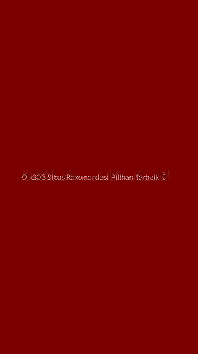 Tampilan Antarmuka Aplikasi Olx303 Situs Rekomendasi Pilihan Terbaik - 2