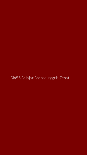 Tampilan Antarmuka Aplikasi Olx55 Belajar Bahasa Inggris Cepat - 4