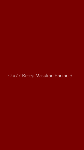 Tampilan Antarmuka Aplikasi Olx77 Resep Masakan Harian - 3