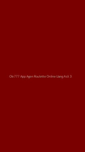 Tampilan Antarmuka Aplikasi Olx777 App Agen Roulette Online Uang Asli - 3