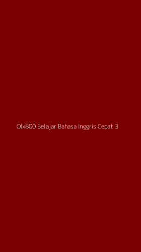 Tampilan Antarmuka Aplikasi Olx800 Belajar Bahasa Inggris Cepat - 3