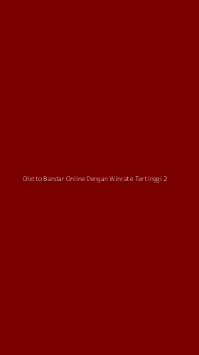 Tampilan Antarmuka Aplikasi Olxtto Bandar Online Dengan Winrate Tertinggi - 2