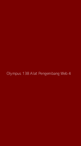 Tampilan Antarmuka Aplikasi Olympus 138 Alat Pengembang Web - 4