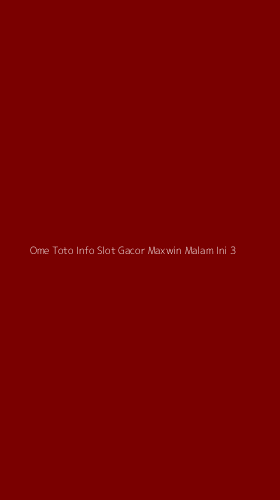 Tampilan Antarmuka Aplikasi Ome Toto Info Slot Gacor Maxwin Malam Ini - 3