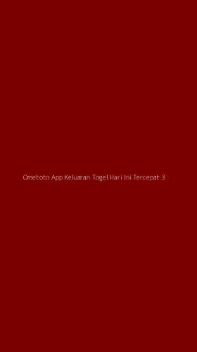 Tampilan Antarmuka Aplikasi Ometoto App Keluaran Togel Hari Ini Tercepat - 3