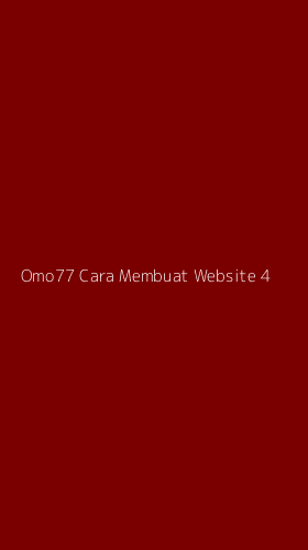 Tampilan Antarmuka Aplikasi Omo77 Cara Membuat Website - 4