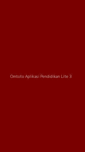 Tampilan Antarmuka Aplikasi Omtoto Aplikasi Pendidikan Lite - 3