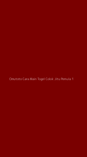 Tampilan Antarmuka Aplikasi Omutoto Cara Main Togel Colok Jitu Pemula - 1