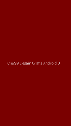Tampilan Antarmuka Aplikasi On999 Desain Grafis Android - 3