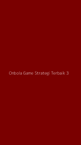 Tampilan Antarmuka Aplikasi Onbola Game Strategi Terbaik - 3
