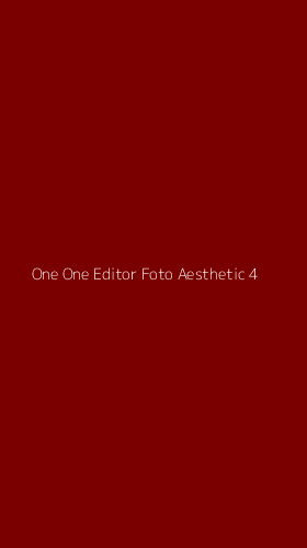 Tampilan Antarmuka Aplikasi One One Editor Foto Aesthetic - 4