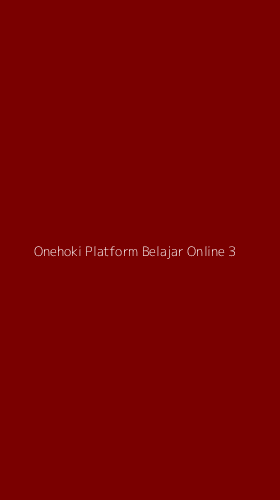 Tampilan Antarmuka Aplikasi Onehoki Platform Belajar Online - 3