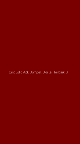 Tampilan Antarmuka Aplikasi Onictoto Apk Dompet Digital Terbaik - 3