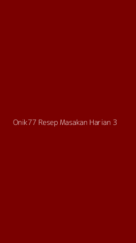 Tampilan Antarmuka Aplikasi Onik77 Resep Masakan Harian - 3