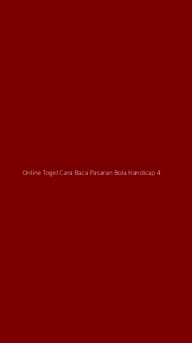 Tampilan Antarmuka Aplikasi Online Togel Cara Baca Pasaran Bola Handicap - 4