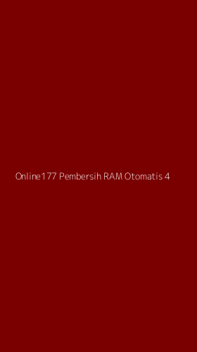 Tampilan Antarmuka Aplikasi Online177 Pembersih Ram Otomatis - 4