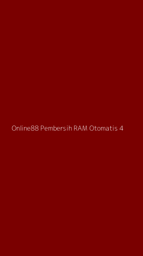 Tampilan Antarmuka Aplikasi Online88 Pembersih Ram Otomatis - 4
